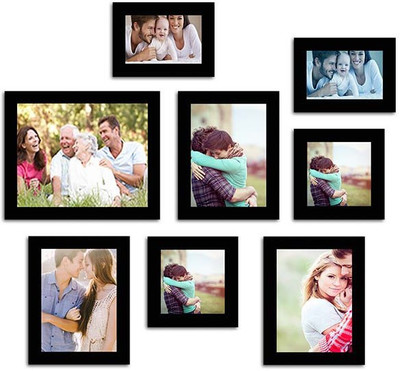 

Make Home Happy MDF Photo Frame(Black, 8 Photos)