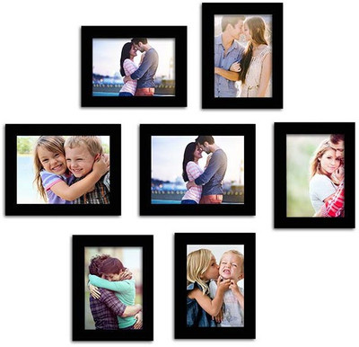 

Make Home Happy MDF Photo Frame(Black, 7 Photos)