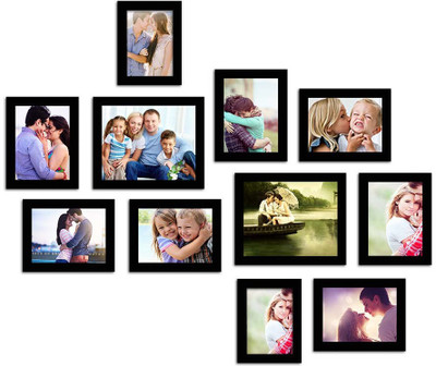 

Make Home Happy MDF Photo Frame(Black, 11 Photos)