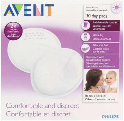 

Philips Avent SCF254/30 Nursing Breast Pad(Pack of 30)