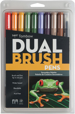 

Tombow Dual Brush Pen Calligraphy(Pack of 10)