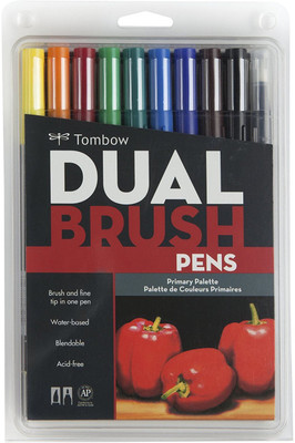 

Tombow Dual Brush Pen Calligraphy(Pack of 10)