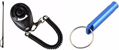 

Foodie Puppies Dog Combo Training Kit - Training Hunter Stick + Clicker with Wrist Strap + Training Whistle (Color May Vary) Plastic Training Aid For Dog