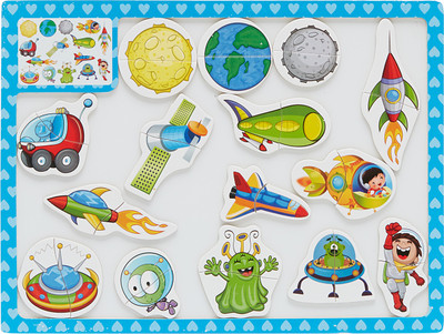 

EZ Life Kids Puzzle with Magnetic White Board - Space(1 Pieces)