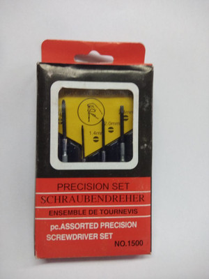 

Tightanium Precision Screw Driver Set Standard Screwdriver Set(Pack of 4), Chrome