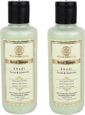 

Khadi Natural Organic Neem & Aloevera Shampoo SLS & Paraben Free(420)