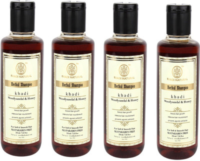 

Khadi Natural Organic Woodysandal & Honey Shampoo SLS & Paraben Free(840)