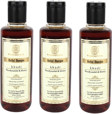 

Khadi Natural Organic Woodysandal & Honey Shampoo SLS & Paraben Free(630)