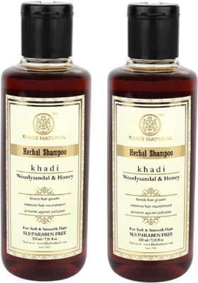 

Khadi Natural Organic Woodysandal & Honey Shampoo SLS & Paraben Free(420)