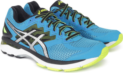 

Asics GT-2000 4 RunningShoe For Men(Blue, Blue jewel/black/safety yellow