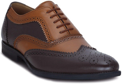 

TORUZZI DUAL TONE BROGUE Lace Up For Men(Brown