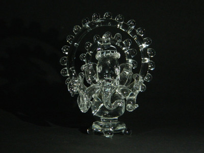 

ana v Decorative Showpiece - 12.5 cm(Crystal, Clear)