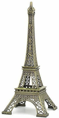 

EIFFEL TOWER 9CM HT Decorative Showpiece - 9 cm(Cast Iron, Copper)