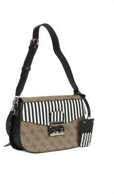 

Guess Women Casual Multicolor PU Sling Bag