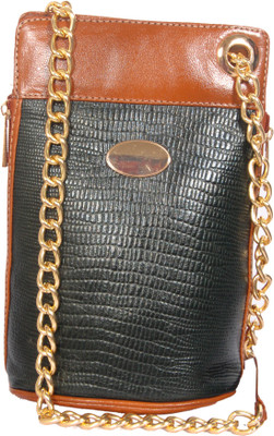 

Tan Ritcher Girls Evening/Party Green Genuine Leather Sling Bag