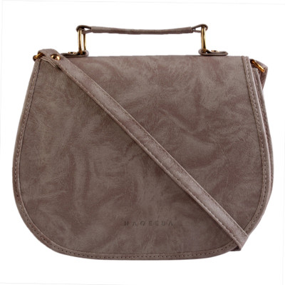 

Haqeeba Women Formal White Leatherette Sling Bag
