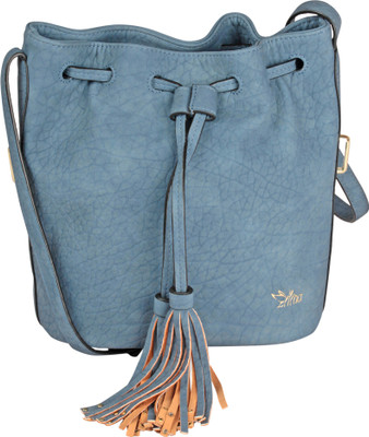 

Ilina Women Casual Blue PU Sling Bag