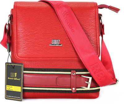 

Roberto Ballmore Boys & Girls Formal Red Leatherette Sling Bag