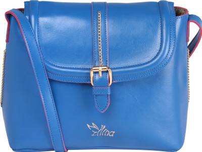 

Ilina Women Casual Blue PU Sling Bag