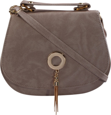 

Haqeeba Women Formal White Leatherette Sling Bag