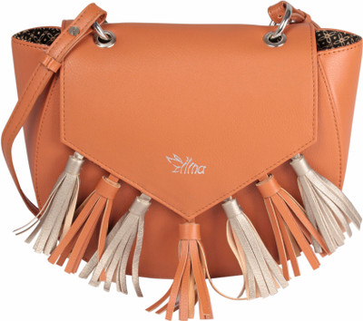 

Ilina Women Casual Tan PU Sling Bag