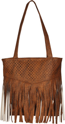 

VELINA Girls Evening/Party Tan Leatherette Sling Bag