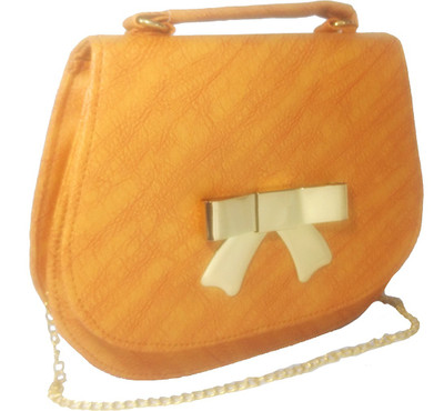 

Chalissa Girls Evening/Party Gold PU Sling Bag
