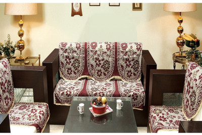 

Zesture Jacquard Sofa Cover(Multicolor Pack of 6)