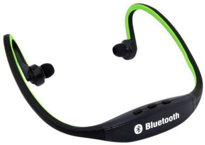 

BJA StylishBs19cHdphone040 Smart Headphones(Wireless), Green