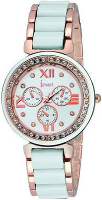 

Ismart Womens & Girls Analog Wrist Watch Pink Smartwatch(Multicolor Strap 1)