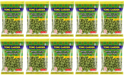 Tong Garden Wasabi Green Peas (Pack of 10)(50 g, Pack of 10)