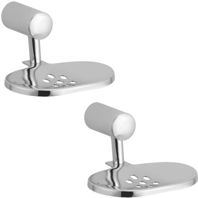 KAMAL Soap Dish Esteem (Set of 2)(Silver)