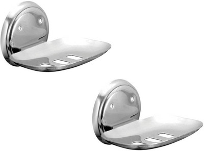 KAMAL Soap Dish Delta (Set of 2)(Silver)