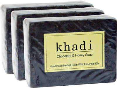 

Khadi Vagad's Khadi Chocolate & Honey Soap(375 g, Pack of 3)