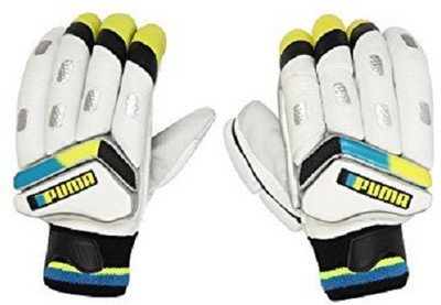 

Puma PULSE 4700 SNR Batting Gloves (Men, White), White;yellow