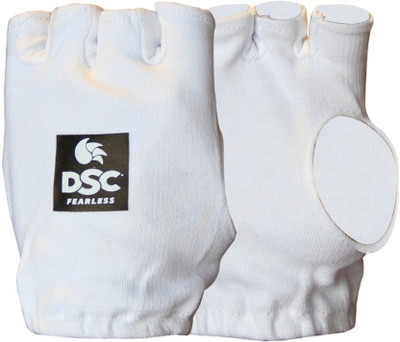

DSC Inner Gloves Attitude Fingerless Mens Inner Gloves (Men, White), Multicolor