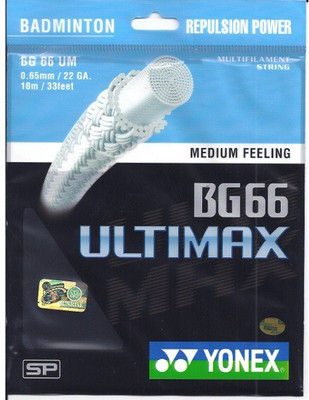 

Yonex 'BG 66 ULTIMAX' 0.65 Badminton String - 10 m(Multicolor)