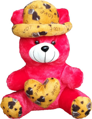 

COST TO COST Soft Toy Teddy Bear Red - 37 cm(Red, Brown)
