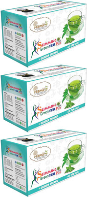 

Nemko Ayurveda Slimming Green Tea Combo Tulsi Green Tea Bags Box(50 g)