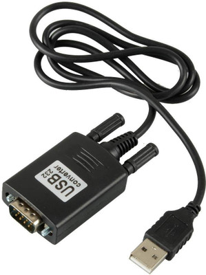 

Digimart USB to Serial cable RS232-(DB9) Converter Adapter USB Adapter(Black)