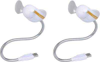 

Oxza Set of 2 USB Message Fan High Quality Led Light(White)