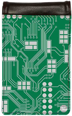 

Nutcase Circuit Board Green Waist Bag(Multicolor)