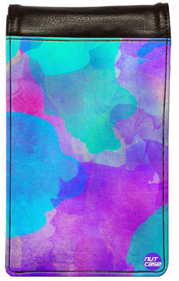 

Nutcase Pink And Blue WaterColor Waist Bag(Multicolor)