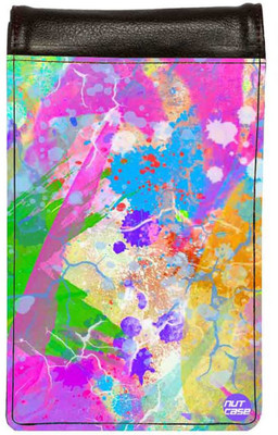 

Nutcase Watercolor Blue Pink Waist Bag(Multicolor)