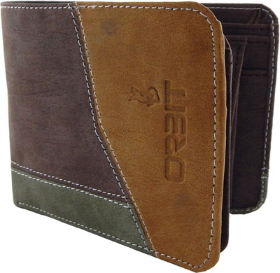 

Orbit Men Brown, Khaki, Green Genuine Leather, Fabric Wallet(5 Card Slots), Brown;green;rust