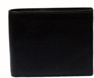 

Tan Ritcher Men Black Genuine Leather Wallet(8 Card Slots)