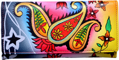 

Niyaro Women Multicolor Genuine Leather Wallet(10 Card Slots), Multi