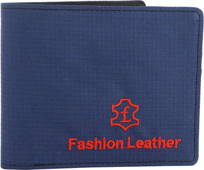 

Fashion Leather Men Blue Denim Wallet(5 Card Slots)
