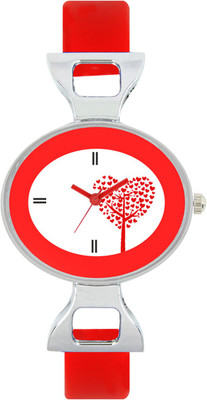 View Shivam Retail SR-VT-31 Stylished Looked Printed Dial Heavy Rubber Red Strap Diwali Dhamaka Best Deal Of Watch  - For Girls Wrist Watches Price Online(Shivam Retail)