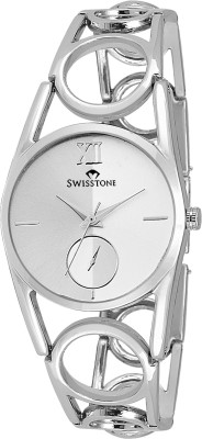 SWISSTONE DZL148-SILVER Watch  - For Women   Watches  (Swisstone)